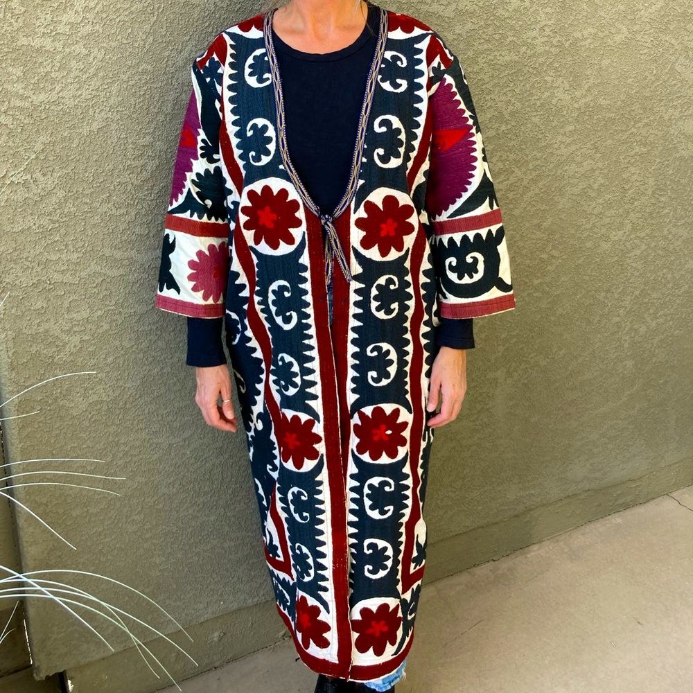 Suzani Hand Embroidered Coat